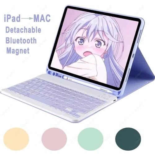 Keyboard Case For iPad Air 2019 3 Generation Pro 10.5 Bluetooth wireless Mouse Korean Russian Spanish Arabic Hebrew Keyboard