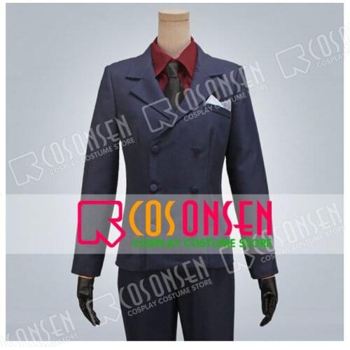 COSPLAYONSEN Bungo stray dogs Nakahara Chuya Suit Uniform Cosplay costume All Size With Hat