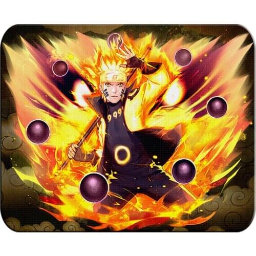 MERCHANDMANIA NARUTO AURA Fox medium mat nine tails for raton computer pc laptop accessory offer