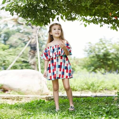 YOYOSHOW Summer new girls' dresses comfortable & fashionable girls' dresses 1-5 years old girls' dresses
