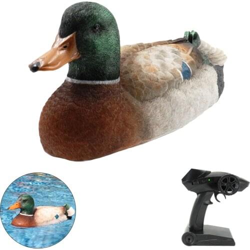Flytec V201 RC Boat RC Duck Boat 2.4Ghz Hunting Motion Remote Control Duck Boat Waterproof for Swimming Pool Pond&Garden Decor