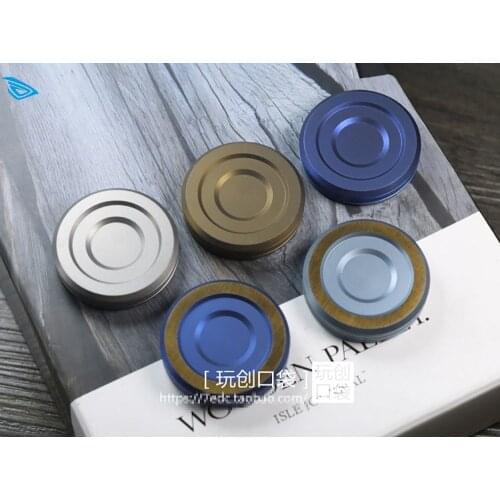 Metal Gambit Coin PPB Fingertip Top EDC Magnetic Finger Stress Reliever Autism Anxiety Relief Hand Push Pocket Toys Funny Gifts