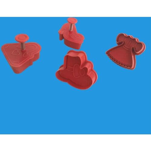Mini Girl Clothes Handbag Heels Shape Cake Tool Cut Mold Fondant Cake Decoration Mold