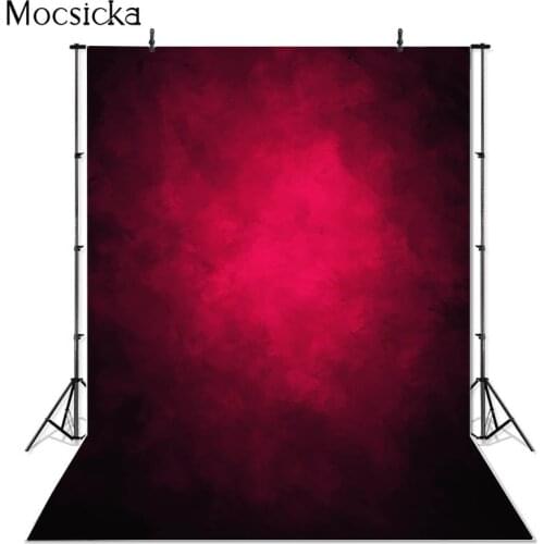Mocsicka Solid Color Theme Background Wine Red Photo Background Decoration Baby Shower Photography Background Studio