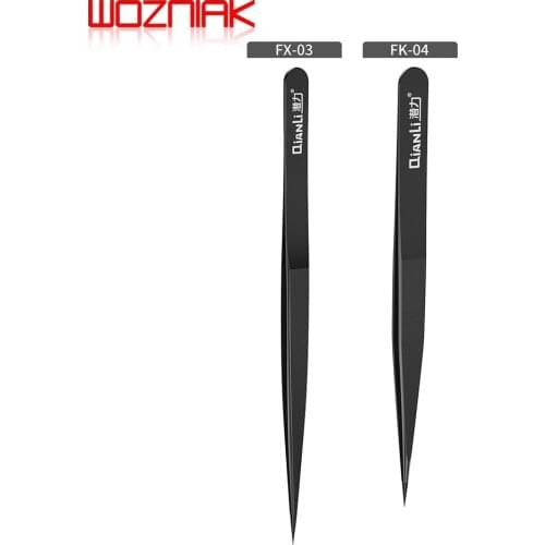 QIANLI Ineezy Tweezers Pure manual grinding Mainboard fly wire Nonmagnetic stainless steel 0.1mm Rust and corrosion resistance