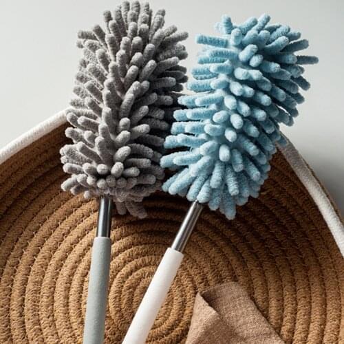 Pratical Dust Removal Brush Retractable Microfiber Dust Collector Household Desktop Cleaning Brush Car Cleaning Dusting Duster