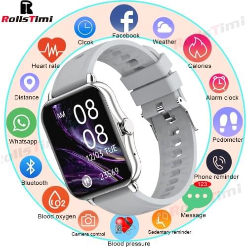 Rollstimi IP67 Smart Watches fashion Men Heart Rate Smart Watch Wristband Sports Lady lovely Watches Smart Band Waterproof watch