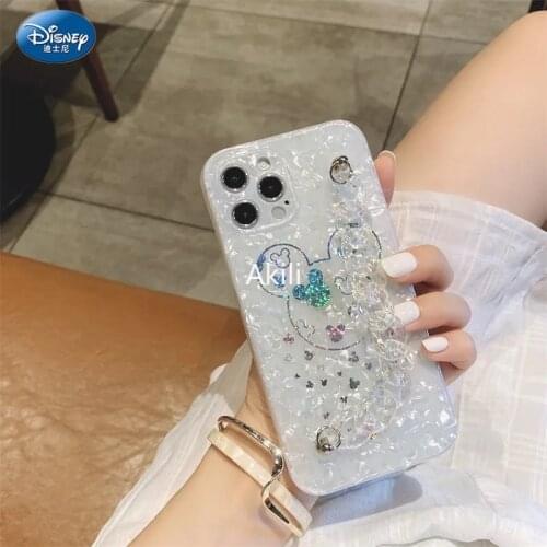 DISNEY 2021 Mickey Minnie Silicone Case for iPhone 11 Pro Xs Max iPhone 12 Official Liquid Silicon 360 Full Cover zz0603