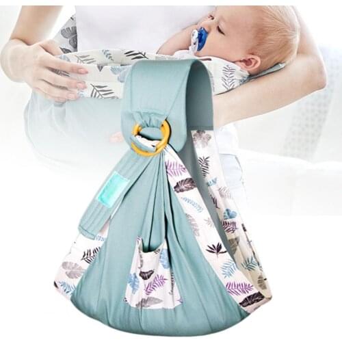 2021 Baby Wrap Carrier Newborn Sling Dual Use Infant Nursing Cover Breathable Fabric Breastfeeding Carriers for Infant