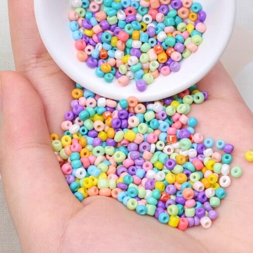 Glass Seed Beads Bulk 2mm Small Crezh Pony Beads for DIY Craft Bracelets Necklace Jewelry Making Waist Beads Spacer Beads