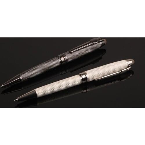 Taiwan rotating metal ballpoint pen nanometer silver fiber cloth head IP capacitor handwritten touch pen