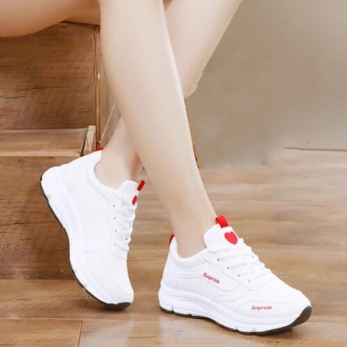 Shoes Women 2020 Winter Sports Shoes Women Plus Velvet Cotton Shoes White Shoes Student Casual Running Womens Shoes New Trend