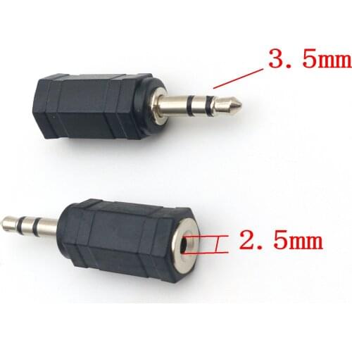 1000pcs lot 3.5mm Male Plug to 2.5mm Female Jack Stereo Adapter connectors Selling
