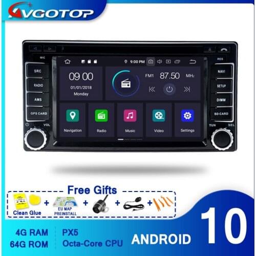 AVGOTOP Android 9.0 4GB+64GB CAR DVD PLAYER for SUBARU FORESTER/IMPREZE 2008-2011 IPS HD Screen NAVIGATION