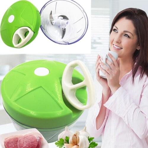 Multifunction Vegetable Cutter Hand Chopper Spiral Slicer Manual Meat Fruit Shredder Slicer Crusher Grater Food Grinder