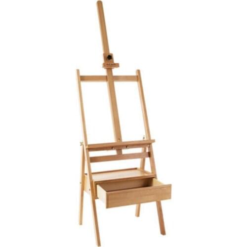 Easel for Painting Caballete Pintura Artist Oil Watercolor Paint Easel Tool Box Solid Wood Adjustable Easel Stand Art Supplies