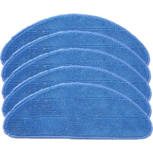 5 pcs/lot Washable mop cloth for Ecovacs CR120 CR130 X600 replacements for ilife v5 x5 panda x500 Hepa CEN540 CEN540-MI CEN546