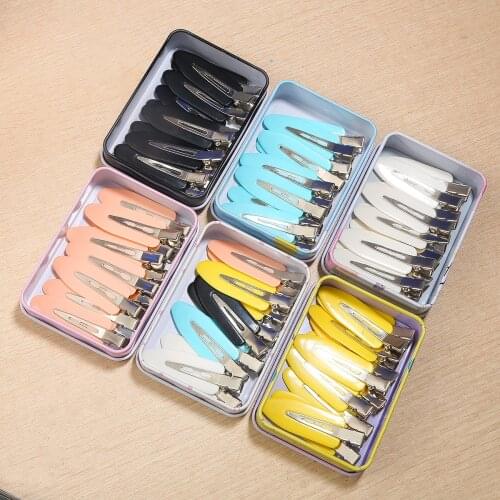 10pcs set hairpin bangs make-up traceless clip metal duck beak clip hairstyle tools womens hairpin accessoriesHairpin hair pins