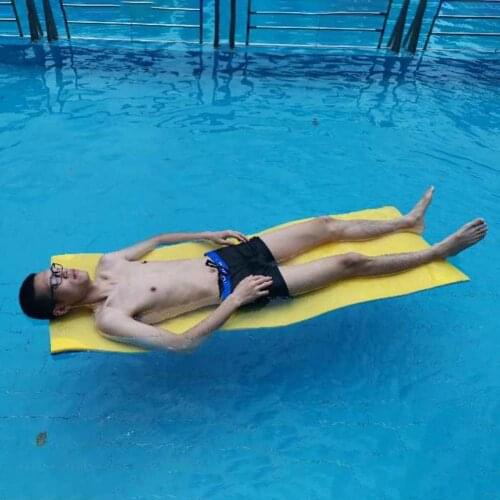 Floating Pool Float Mat Swimming Pad 75kg 165lbs Single Person High Density Floating Mattress Bed for Kid Adults Water Sports