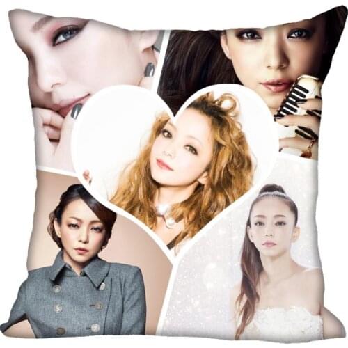 Nice Namie Amuro Pillow Case Modern Home Decorative Pillowcase 35x35cm,40X40cm(one sides) For Living Room Pillow Cover