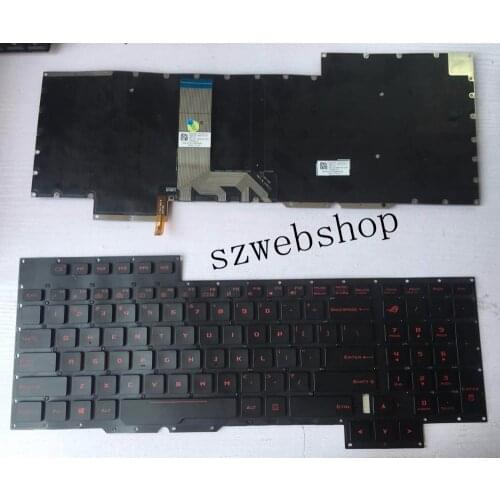 New for ASUS GX700V GX700VO laptop US keyboard with backlit No Frame 17.3" V153162A V153162AS1 0KN0-SD1US11 0KNB0-E611US00
