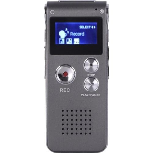 Rechargeable N28 16GB 8GB Digital Voice Recorder 650Hr Dictaphone MP3 Player USB Flash Supports MP3 WMA ASF WAV Music Formats