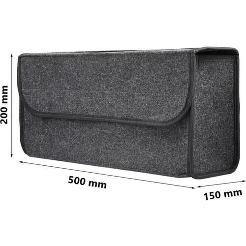 Portable Foldable Car Trunk Organizer Felt Cloth Storage Box Case Auto Interior Stowing Tidying Container Bags
