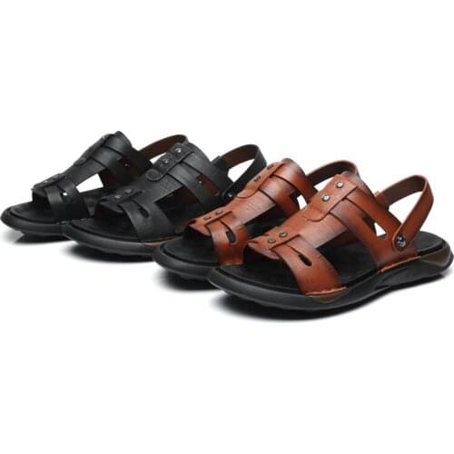 Sandalet sandals slippers sandales hombre homens mountain outdoor shoes masculino playa s shoe flat cuero summer waterproof 39