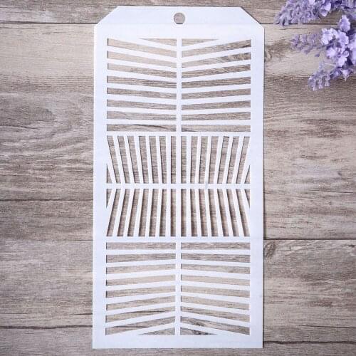 12*24 cm DIY Craft Vertigo Stencil for Painting Scrapbooking Stamping Stamps Album Decorative Embossing Paper Cards