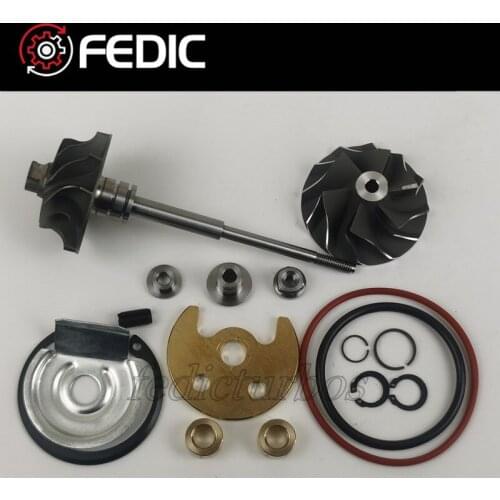 Turbo shaft and wheel + repair kit TD02, TD025S2-06T4-2.3 49173-07507 for Citroen Berlingo 1.6 HDI 55 Kw 75HP DV6B DV6ATED4 2005