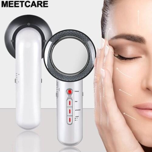 Ultrasound Cavitation EMS Body Massager Fat Burner Weight Loss Infrared Ultrasonic Massage for Cheek Waist Leg Slimming Machine