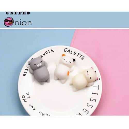 Reliever Decor Mochi Squishy Cat Squeeze Antistress Squeeze Press Kawaii Cute Rising Stress Abreact Decompression Toy Kids Gift