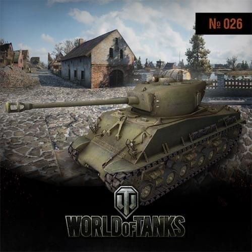 Wot Tank World No.026 M4A3E8 Tank Paper Model Handmade DIY