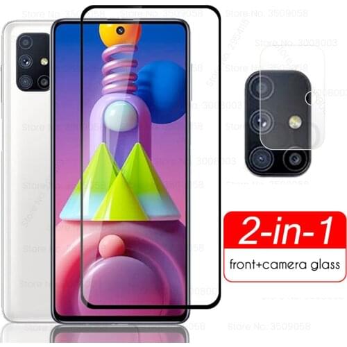 Samung m51 tempered glass rear camera protector for samsung galaxy m 51 m51 2020 m-m515f/dns 6.67'' screen protective glass film