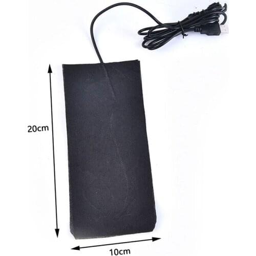 1PC Adjustable USB Electric Heating Pad DIY Thermal Clothing Outdoor Heated Jacket Vest Coat 5V Heat Mat 10*20cm(NO Switch )