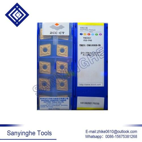 Free shipping high quality 10pcs/lots YBM251 CNMG160608-PM cnc carbide turning inserts