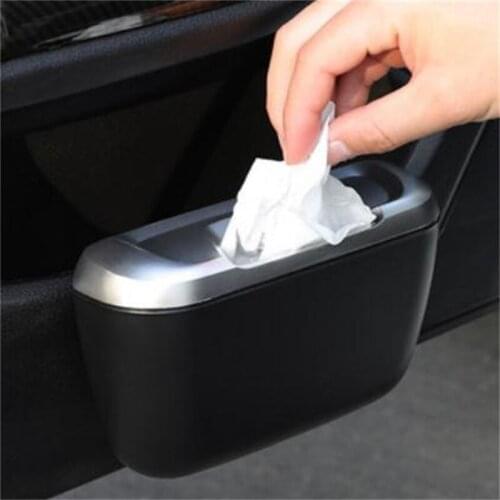 2021 June new Trash can in the car Car trash bag Multifunctional storage