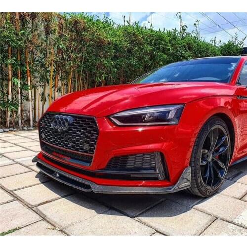 2021 Fit For Audi A5 17-20 / S5 Refitting Small Surround Carbon Fiber Front Spade Skirt Lip Rear Tail
