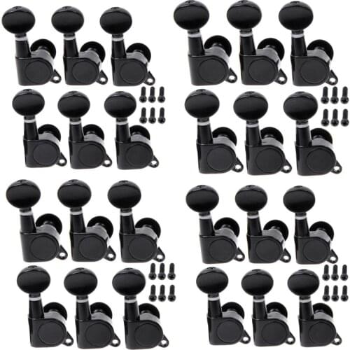 24R Guitar Tuning Peg Tuner Machine head Mini Oval Tuner For Fender Strat Tele Guitar Replacement