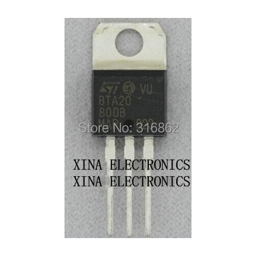 BTA20-800B BTA20-800 BTA20800B BTA20 20A 800V TO-220-2 ROHS ORIGINAL 20PCS/lot Free Shipping Electronics composition kit