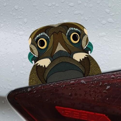 Car Funny Stickers And Vinyl Decals motorcycle Sticker owl Warning Mark Cover scratches for polo golf Fit and so on