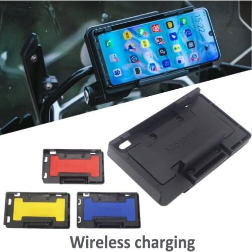 Mobile Phone Navigation Bracket Motorcycle Wireless Charging Charger For BMW R1200GS R1250GS ADV LC F750GS F850GS S1000XR