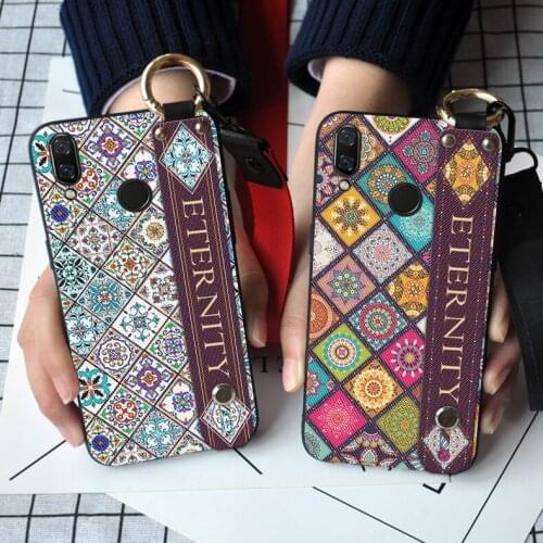 Wrist Strap Phone Case For Huawei Nova Lite 2 Plus 2i 2S 3 4 3E 3i 4E Luxury Neck Case For Huawei Honor Magic 2 Back Cover