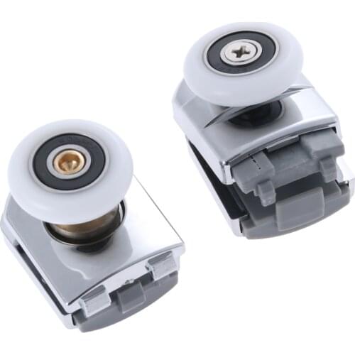 DRELD Door Rollers Runners Wheels 26mm Shower Door Rollers Pulleys Replacement Door Rollers For Bathroom Fixture Hardware