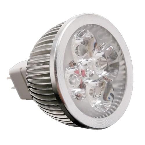 CLOS 4 * 1W GU5.3 MR16 12V Warm White LED Light Lamp Bulb Spotlight