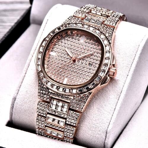 Lecopike Mens Gold Watch