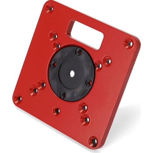 Multifunctional Router Table Insert Plate Woodworking Benches Aluminium Wood Router Trimmer Models Engraving Machine