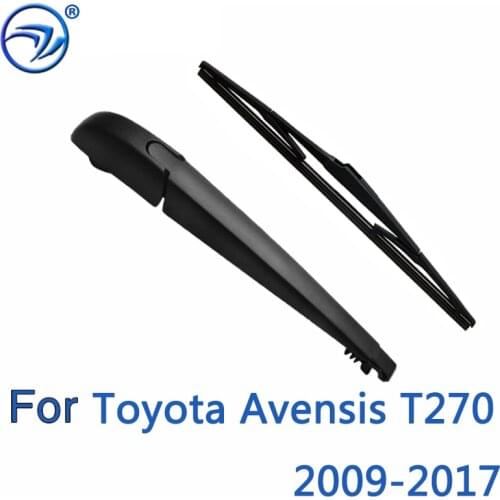 Wiper 12" Rear Wiper Blade & Arm Set Kit For Toyota Avensis T270 2009- 2017 2016 2015 2014 Windshield Windscreen Rear Window