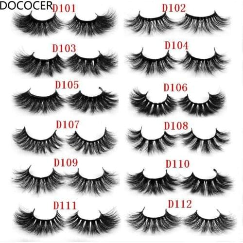 Mink Eyelashes 3D Mink Lashes Thick HandMade Full Strip Lashes Cruelty Free Korean Mink Lashes 13 Style False Eyelashes