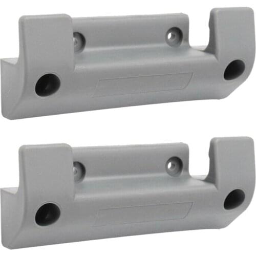 New 2Pcs Garden Hose Reel Holder PVC Wall Mounted Garden Hose Hanger Pipe Holder with 8Pcs Expansion Screws